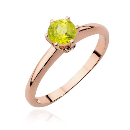 Pierścionek W557 Oliwin 0,60ct różowe złoto