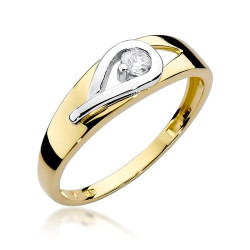 Pierścionek W253 Diament...