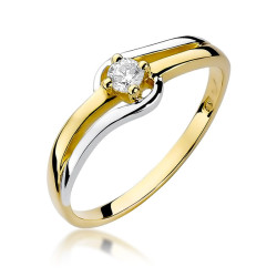 Pierścionek W255 Diament...