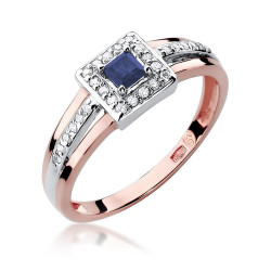 Pierścionek W271 Szafir...