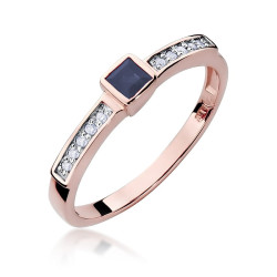 Pierścionek W327 Szafir...