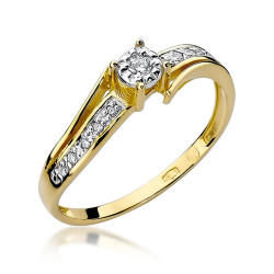 Pierścionek W269 Diament...