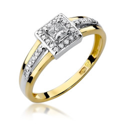 Pierścionek W271 Diament...