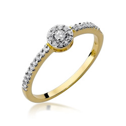 Pierścionek W273 Diament...