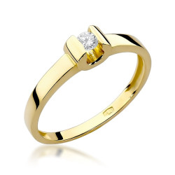Pierścionek W277 Diament...